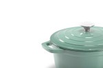 Nouvelle Cast Iron Casserole 24cm - Misty Teal -