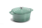 Nouvelle Cast Iron Casserole 24cm - Misty Teal -