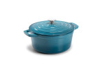 Nouvelle Cast Iron Casserole - 24cm - Caribbean Blue -