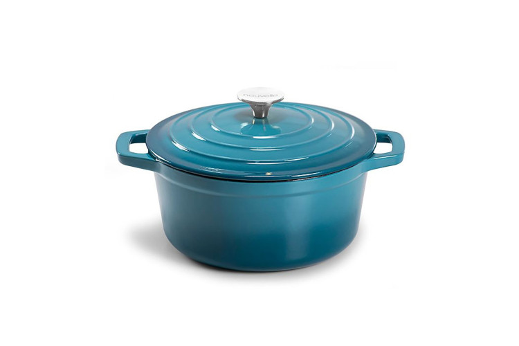 Nouvelle Cast Iron Casserole - 24cm - Caribbean Blue -