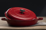 Nouvelle Cast Iron Oven Pan - 30cm - Red -