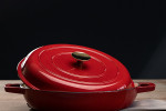 Nouvelle Cast Iron Oven Pan - 30cm - Red -