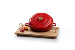 Nouvelle Cast Iron Oven Pan - 30cm - Red -