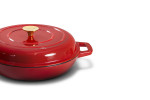 Nouvelle Cast Iron Oven Pan - 30cm - Red -