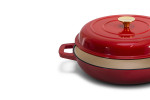 Nouvelle Cast Iron Oven Pan - 30cm - Red -