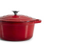 Red Nouvelle 20cm Cast Iron Casserole  - Red -