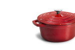 Red Nouvelle 20cm Cast Iron Casserole  - Red -