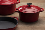 Nouvelle Cast Iron 8 Piece Cookware Set - Red -