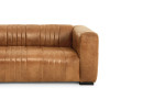 Rockefeller Leather Couch - Vintage Tan