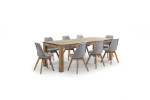 Montreal 2,4m| Atom Dining Set- Grey -