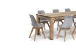 Montreal 2,4m| Atom Dining Set- Grey -