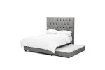 Skyler Dual Function Bed - Double - Alaska Grey  -