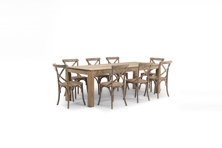 Montreal Provance 8 Seater Dining Set 2.4m -