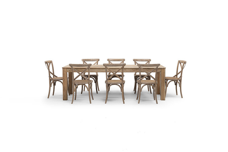 Montreal Provance 8 Seater Dining Set 2.4m -