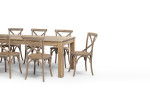 Montreal Provance 8 Seater Dining Set 2.4m -