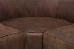 Jagger Leather Modular - Corner Couch Set - Zambezi Spice -