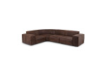 Jagger Leather Modular - Corner Couch Set - Zambezi Spice -