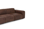 Jagger Leather Modular - 4 Seater Couch - Zambezi Spice -