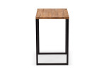 Lazera Bar Table + Halo Bar Chairs - Ebony -