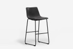 Lazera Bar Table + Halo Bar Chairs - Ebony -