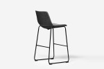 Lazera Bar Table + Halo Bar Chairs - Ebony -