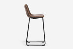 Lazera Bar Table + Halo Bar Chairs - Ginger -