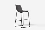 Lazera Bar Table + Halo Bar Chairs - Storm Grey -