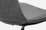 Lazera Bar Table + Halo Bar Chairs - Storm Grey -