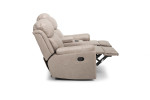 Ossian 2 Seater Recliner - Sandstone -