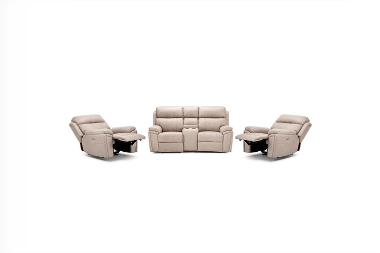 Ossian Cinema Recliner Set - Sandstone -