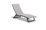 Alayna Pool Lounger - Grey and Black -