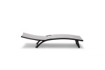 Alayna Pool Lounger - Grey and Black -