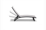 Alayna Pool Lounger - Grey and Black -