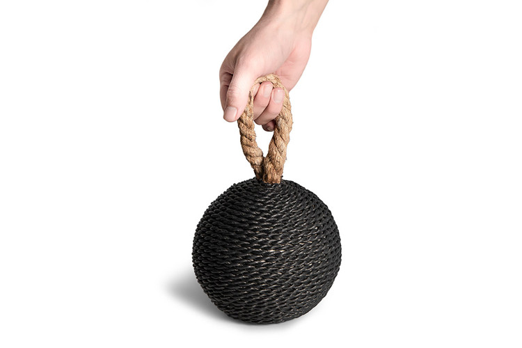 Teva Door Stopper with Rope Handle - Dark Grey -