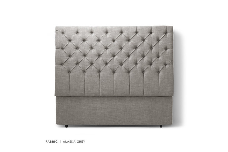 Bethany - King Headboard - Alaska Grey King Headboards - 1