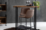 Lazera Bar Table + Halo Bar Chairs - Ginger -