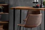 Lazera Bar Table + Halo Bar Chairs - Ginger -