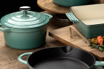 Nouvelle Cast Iron 8 Piece Cookware Set - Misty Teal -