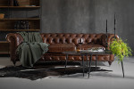 Jefferson Leather Lounge Suite - Vintage Brown -