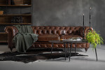 Jefferson Leather Lounge Suite - Vintage Brown -