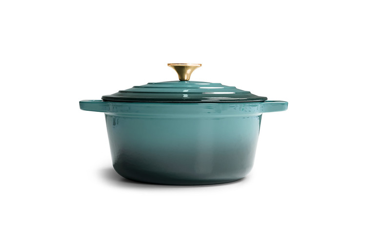 Nouvelle Cast Iron Casserole - 24cm - Forest -