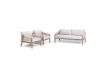 Trento Patio Lounge Set - Stone -