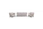 Cardelini Patio Lounge Set - Stone -