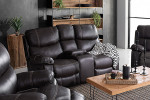 Halton 2 Seater Cinema Recliner - Mocca -