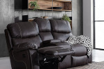 Halton 2 Seater Cinema Recliner - Mocca -