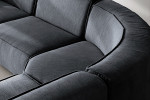 Jagger Modular - Grand Corner Couch with Ottoman - Night Sky -